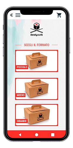 Scegli il formato della tua Pizza