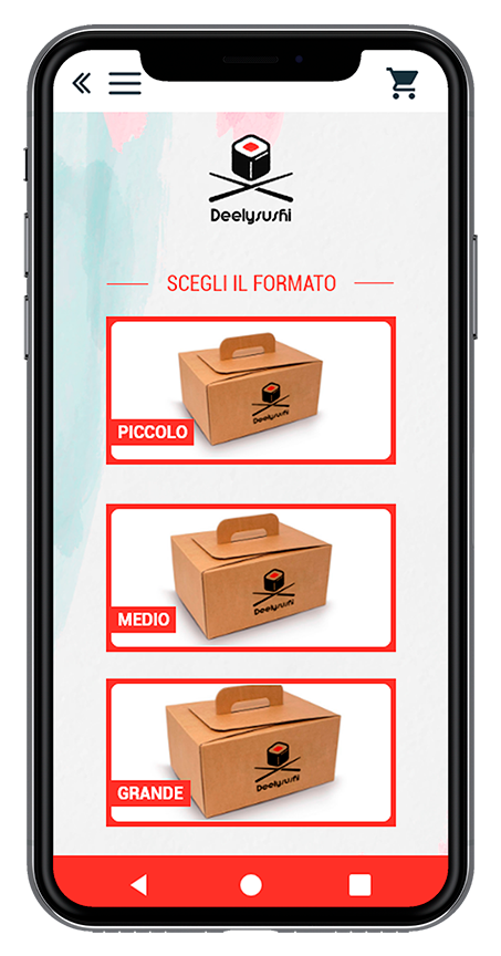 Aggiungi o potrai ingredienti DeelySushi