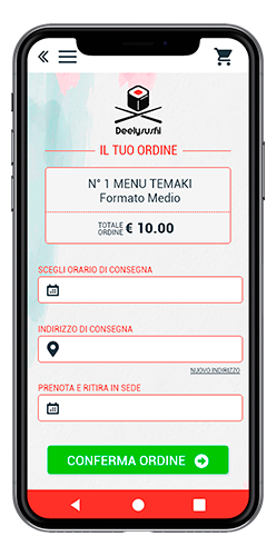 scegli l'indirizzo di consegna