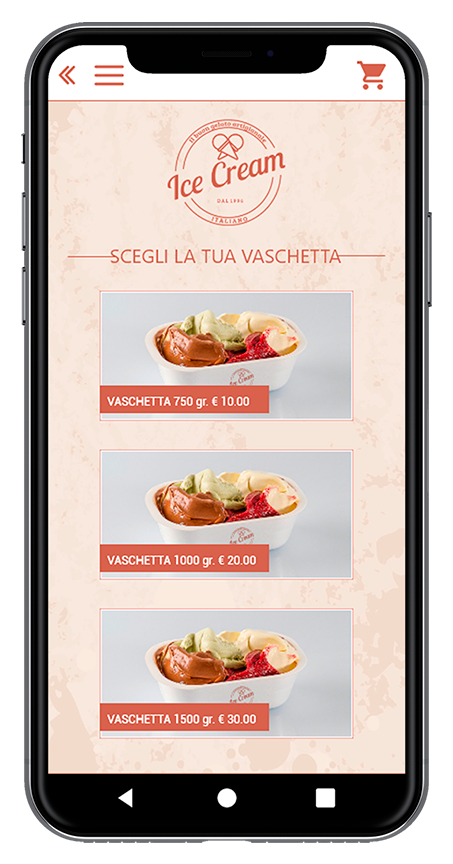 Aggiungi o sotrai ingredienti icecream