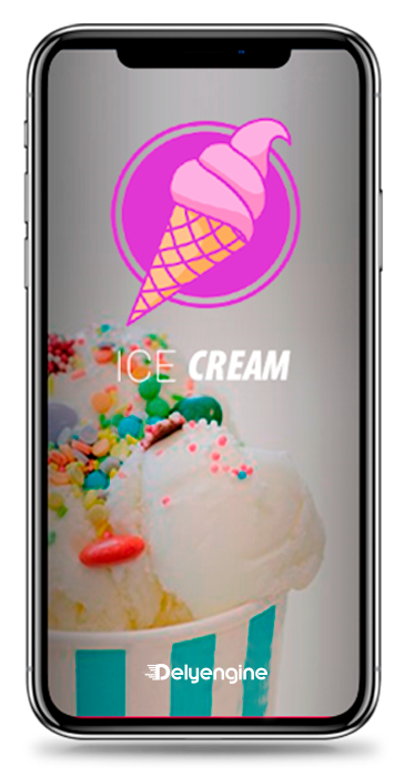 App per consegna a domicilio e asporto icecream