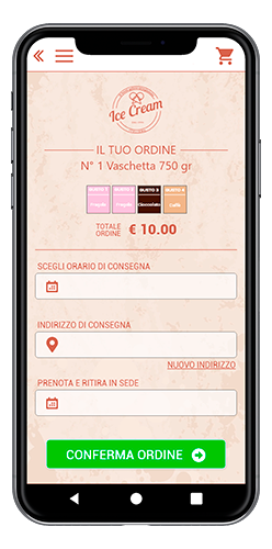 scegli l'indirizzo di consegna